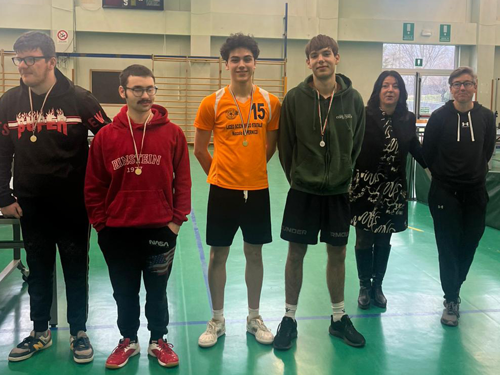 Ping pong Gemona 2025 Juniores 1 e 2 posto