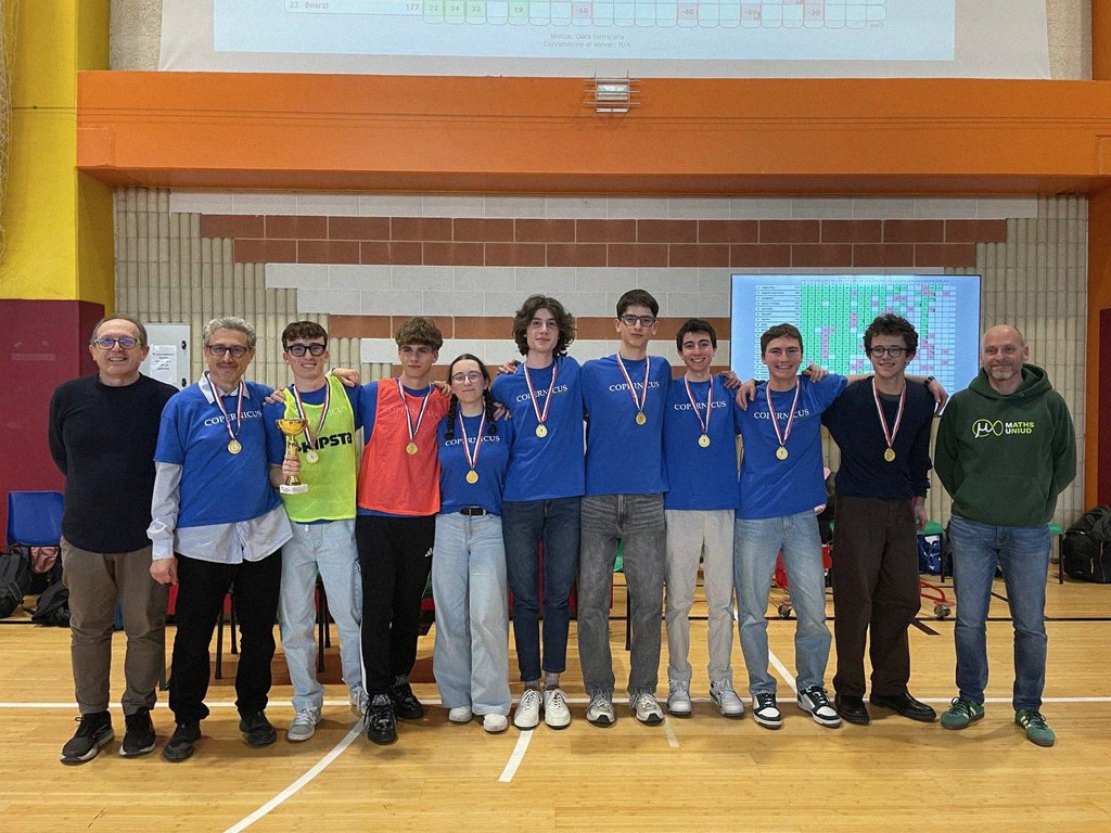 La squadra di matematica alla finale nazionale 